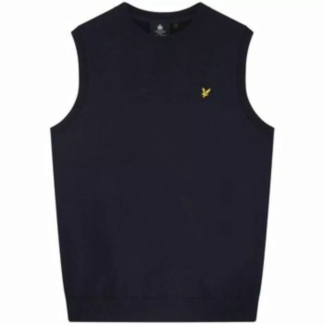 Lyle & Scott  Pullover KN1819V CREW NECK VEST-Z271 DARK NAVY günstig online kaufen