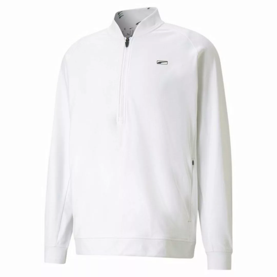 PUMA Longsweatshirt Puma Golf Layer Cloudspun Moving Day 1/4 Zip Weiß Herre günstig online kaufen