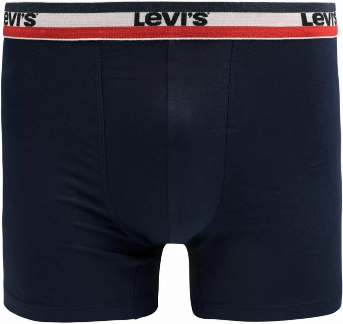 Levi's Brief Boxershorts 2-Pack Navy Grau - Größe XXL günstig online kaufen