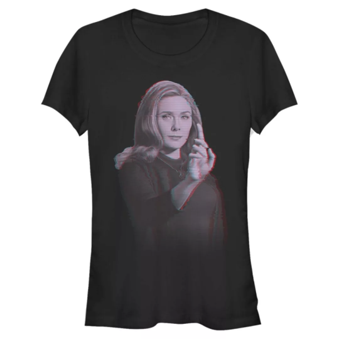 Marvel - WandaVision - Scarlet Witch Wanda Video Glitch Overlay - Frauen T- günstig online kaufen