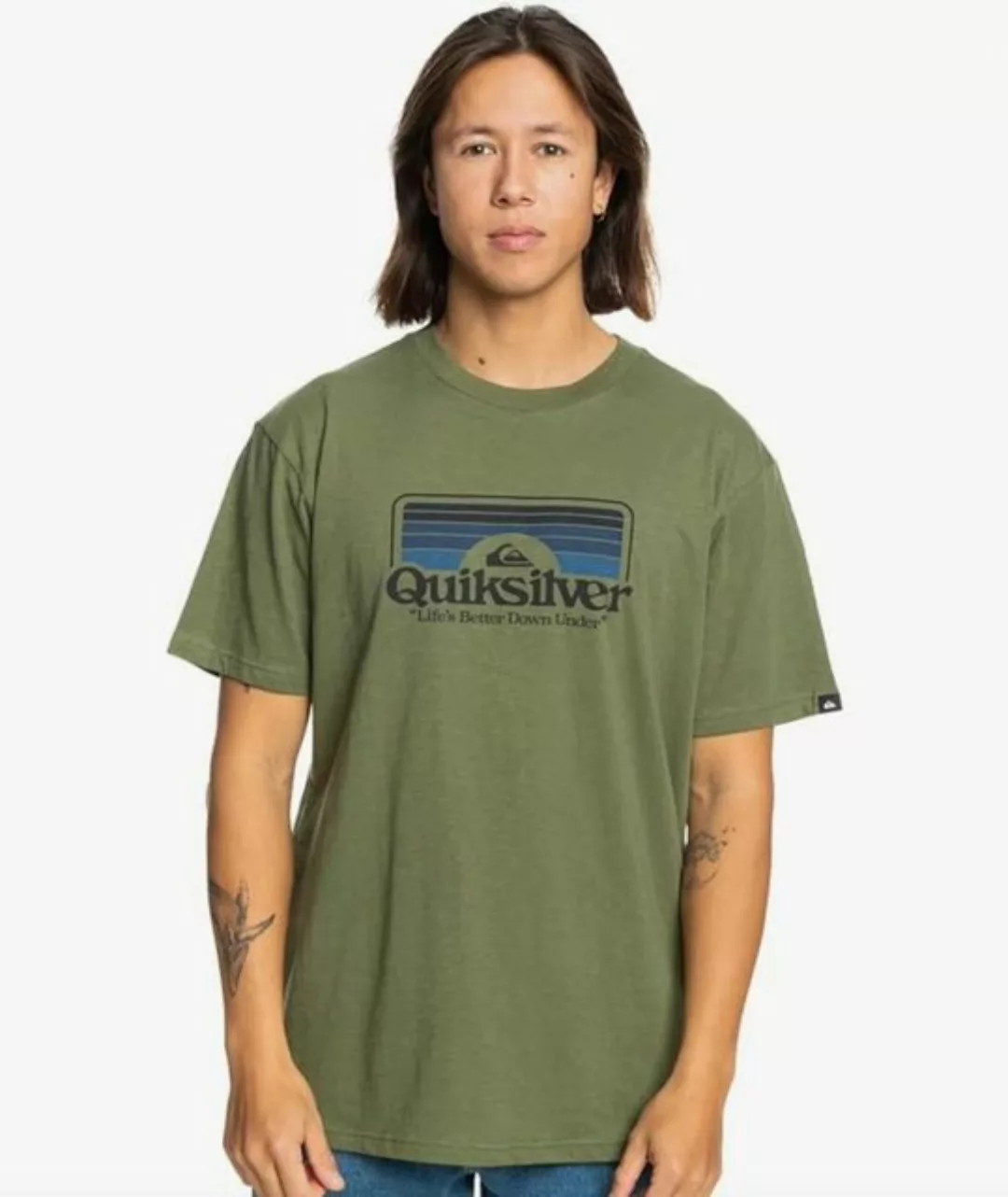 Quiksilver Print-Shirt Step Inside - T-Shirt für Männer günstig online kaufen