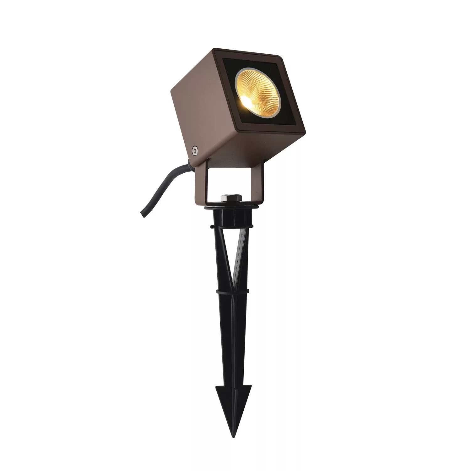 SLV NAUTILUS 10, LED Outdoor Erdspießleuchte, rost farbend IP65, 3000K, 45° günstig online kaufen