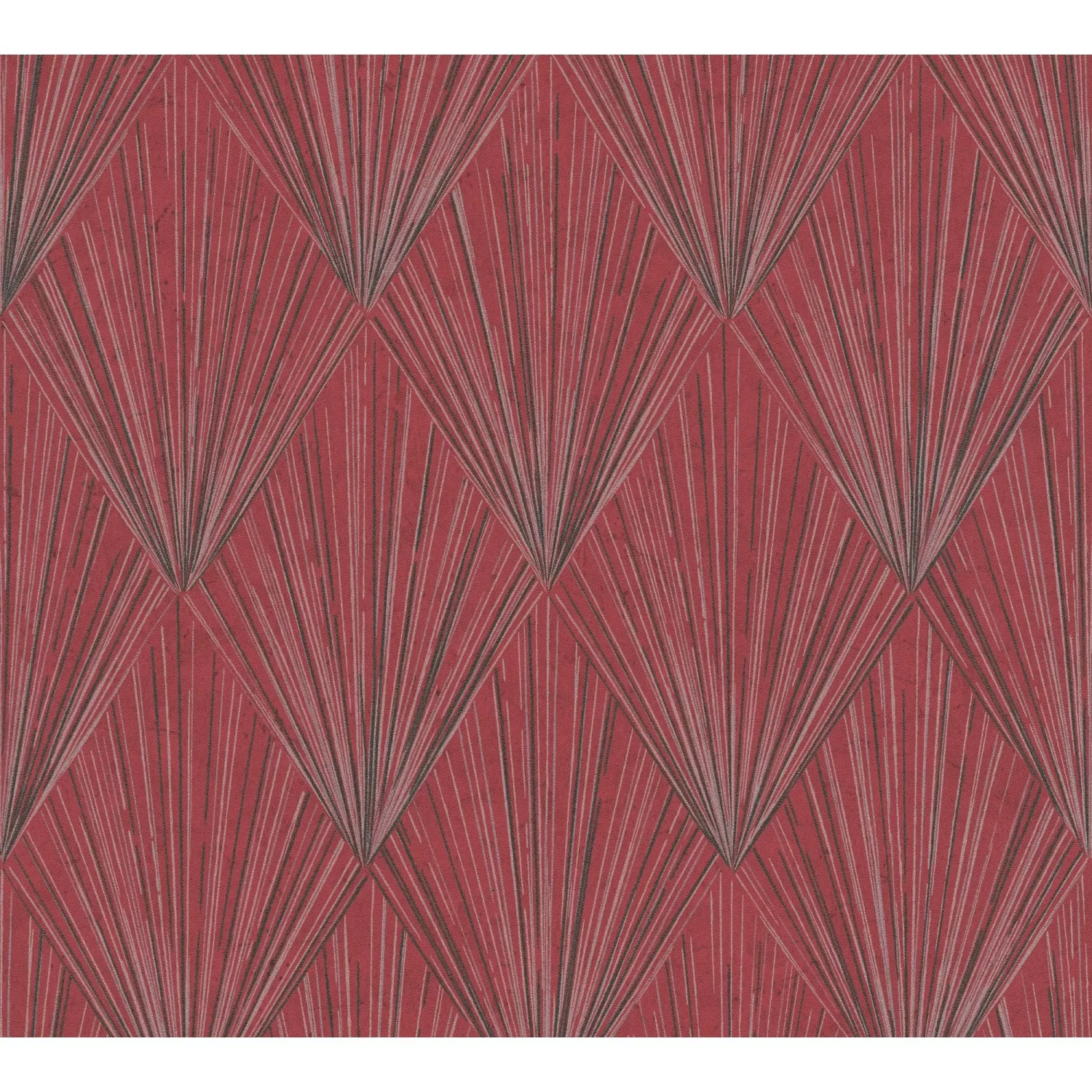 Bricoflor Art Deco Tapete Schwarz Gold Elegante Vliestapete mit Muster Der günstig online kaufen