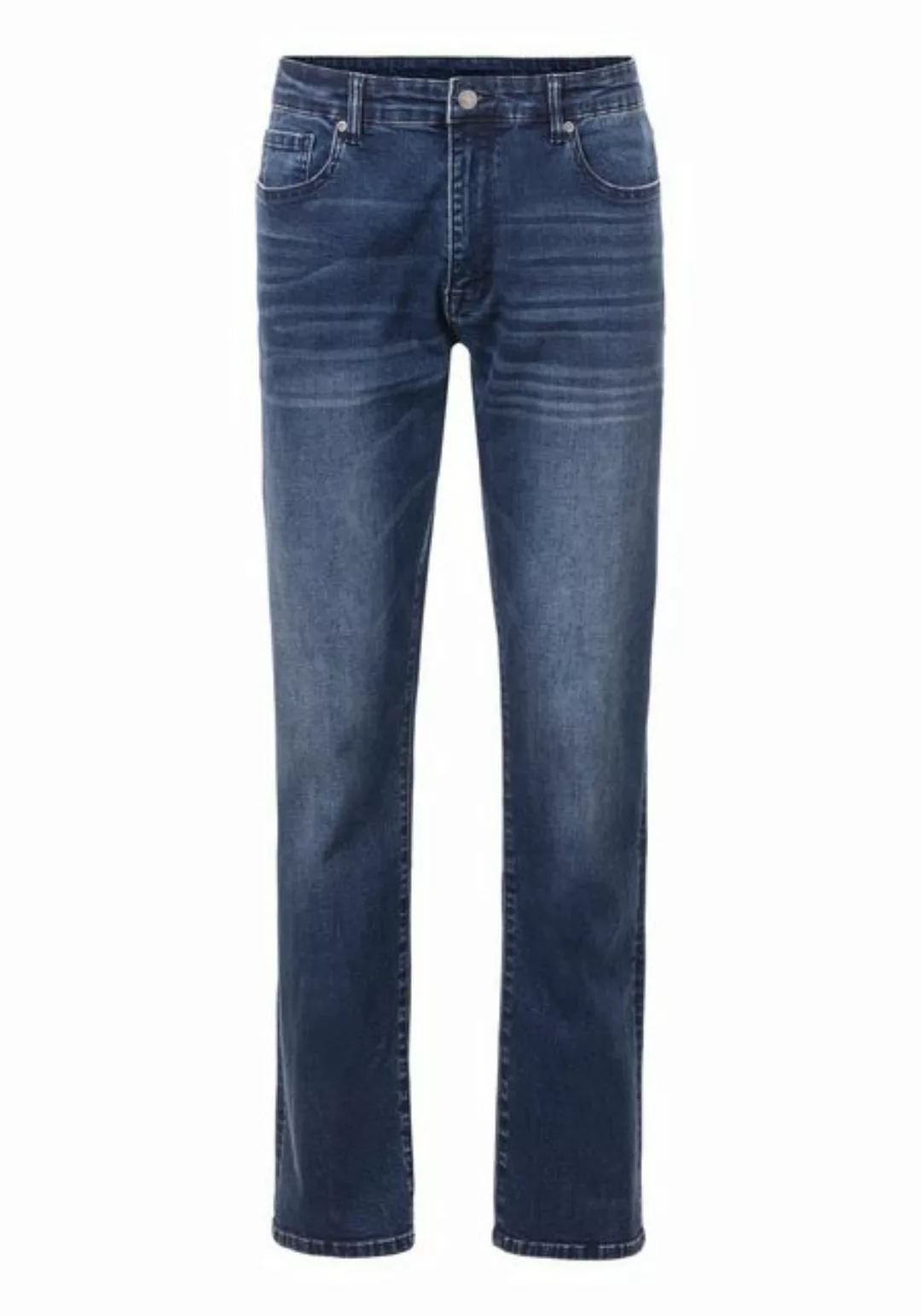 John Devin 5-Pocket-Jeans Straight-fit Jeans aus elastischer Denim-Qualität günstig online kaufen