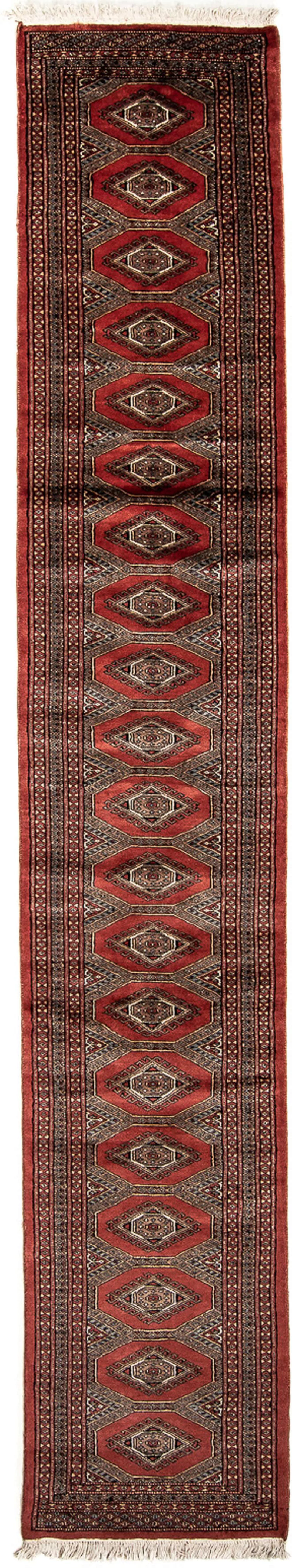 morgenland Orientteppich »Afghan - Buchara - 400 x 63 cm - dunkelrot«, rech günstig online kaufen