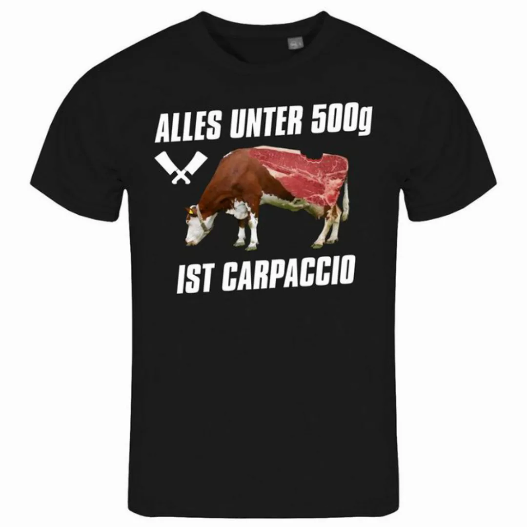 deinshirt Print-Shirt Herren T-Shirt Alles unter 500g ist Carpaccio Funshir günstig online kaufen
