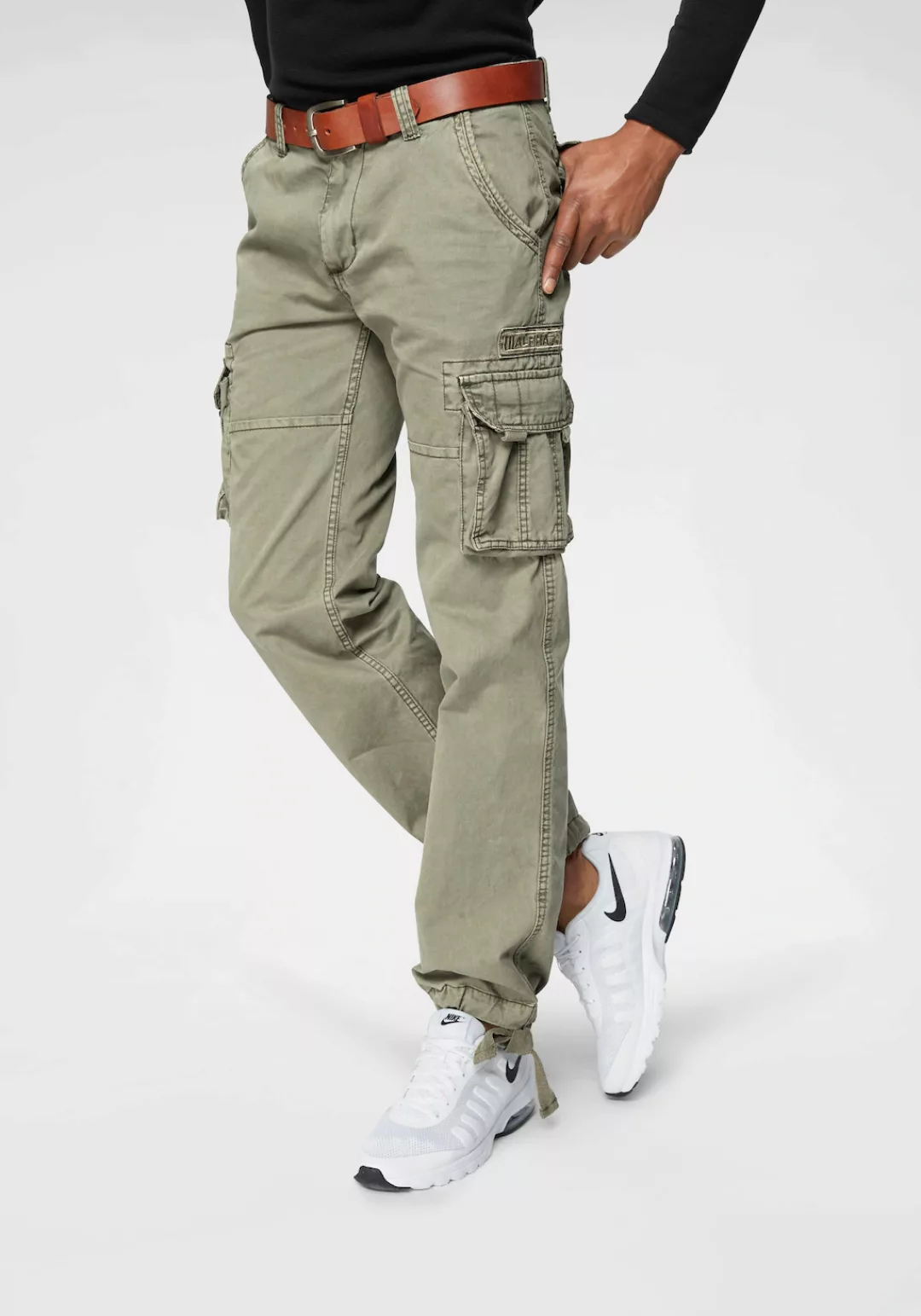 Alpha Industries Cargohose "Jet Pant", mit seitlichen Cargotaschen und Kord günstig online kaufen