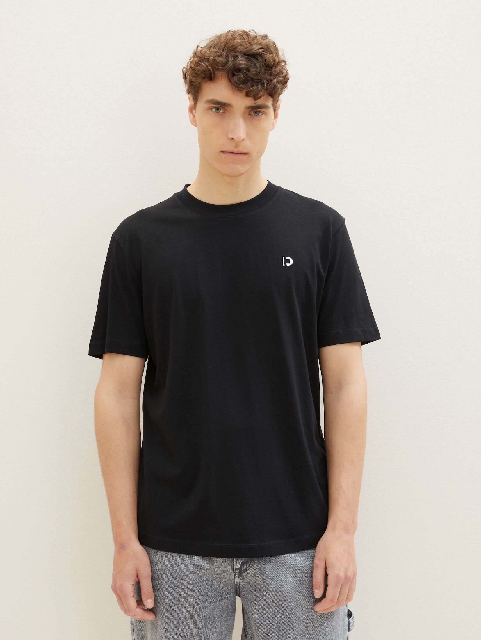 TOM TAILOR Denim T-Shirt Crewneck mit günstig online kaufen