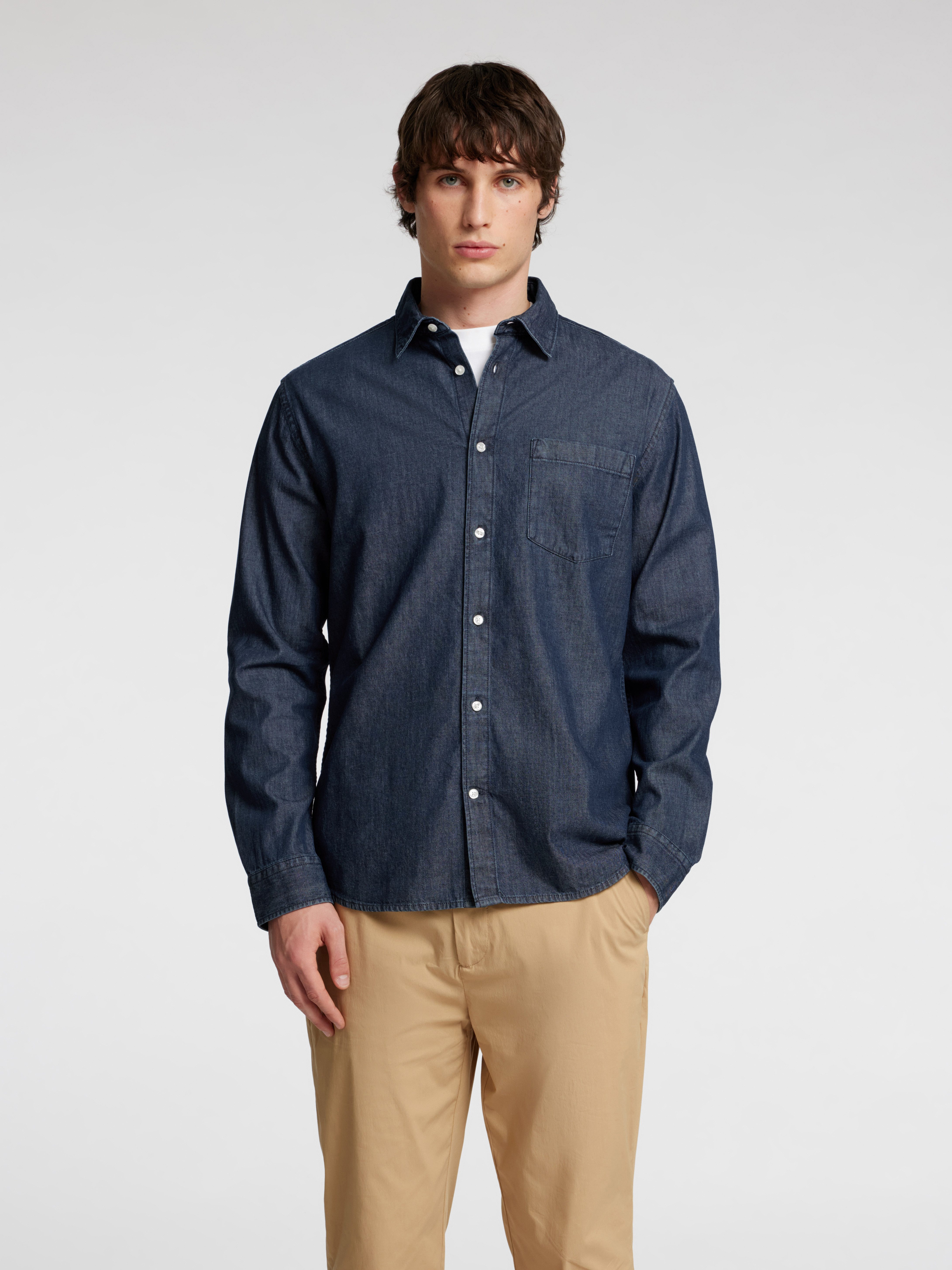 SELECTED HOMME Langarmhemd SLHREGCARLO DENIM LS günstig online kaufen