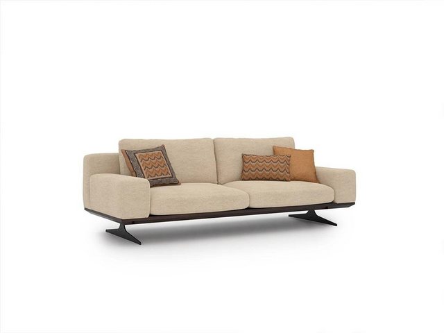 JVmoebel 3-Sitzer Wohnzimmer Sofa Dreisitzer Couch Textil Möbel Polstersofa günstig online kaufen