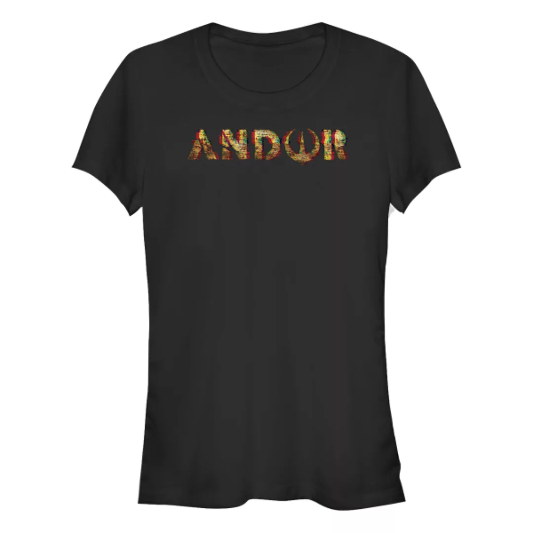 Star Wars - Andor - Logo Andor Glitch - Frauen T-Shirt günstig online kaufen