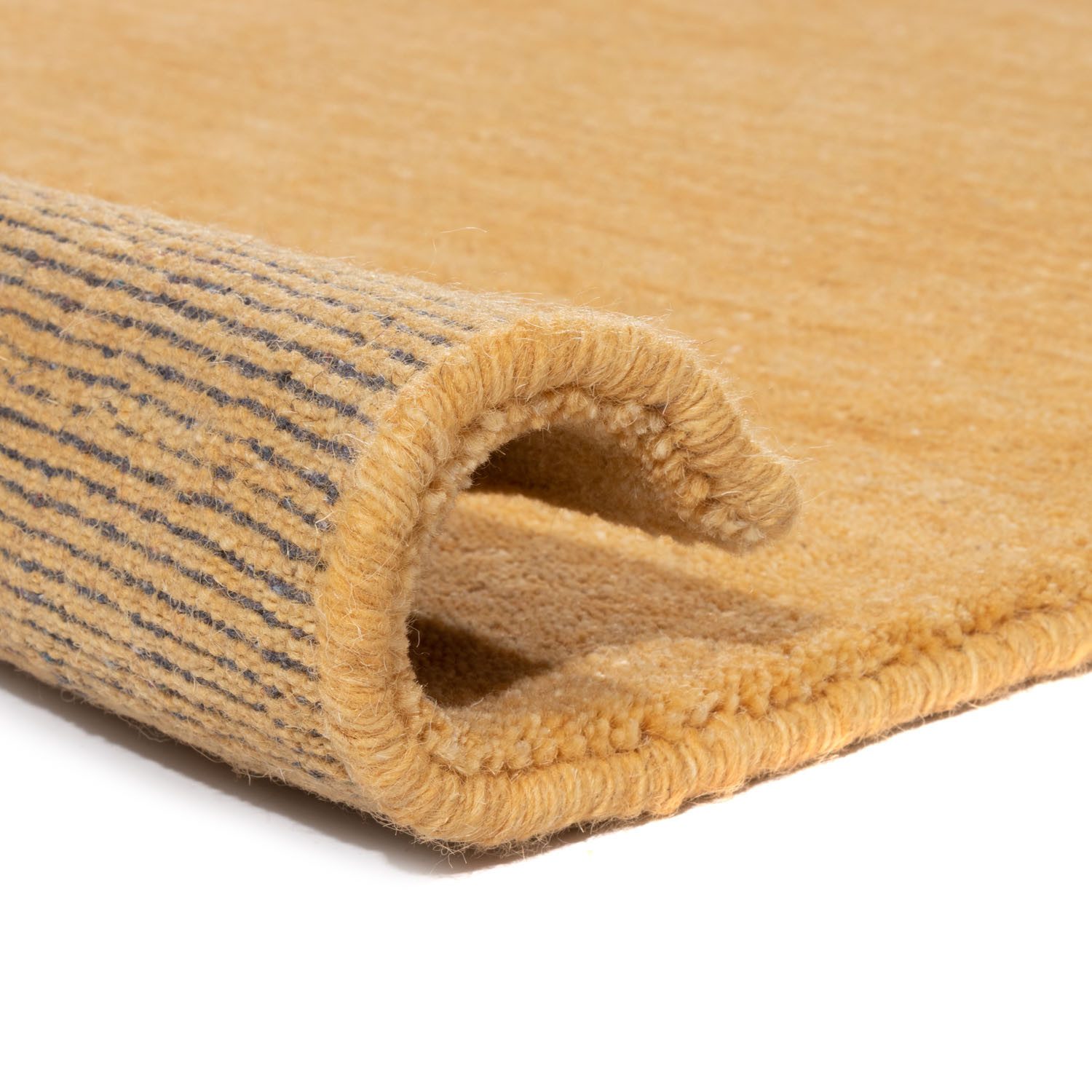 morgenland Wollteppich »Uni - Gabbeh Teppich - Softy«, rund, 1,6 mm Höhe, G günstig online kaufen