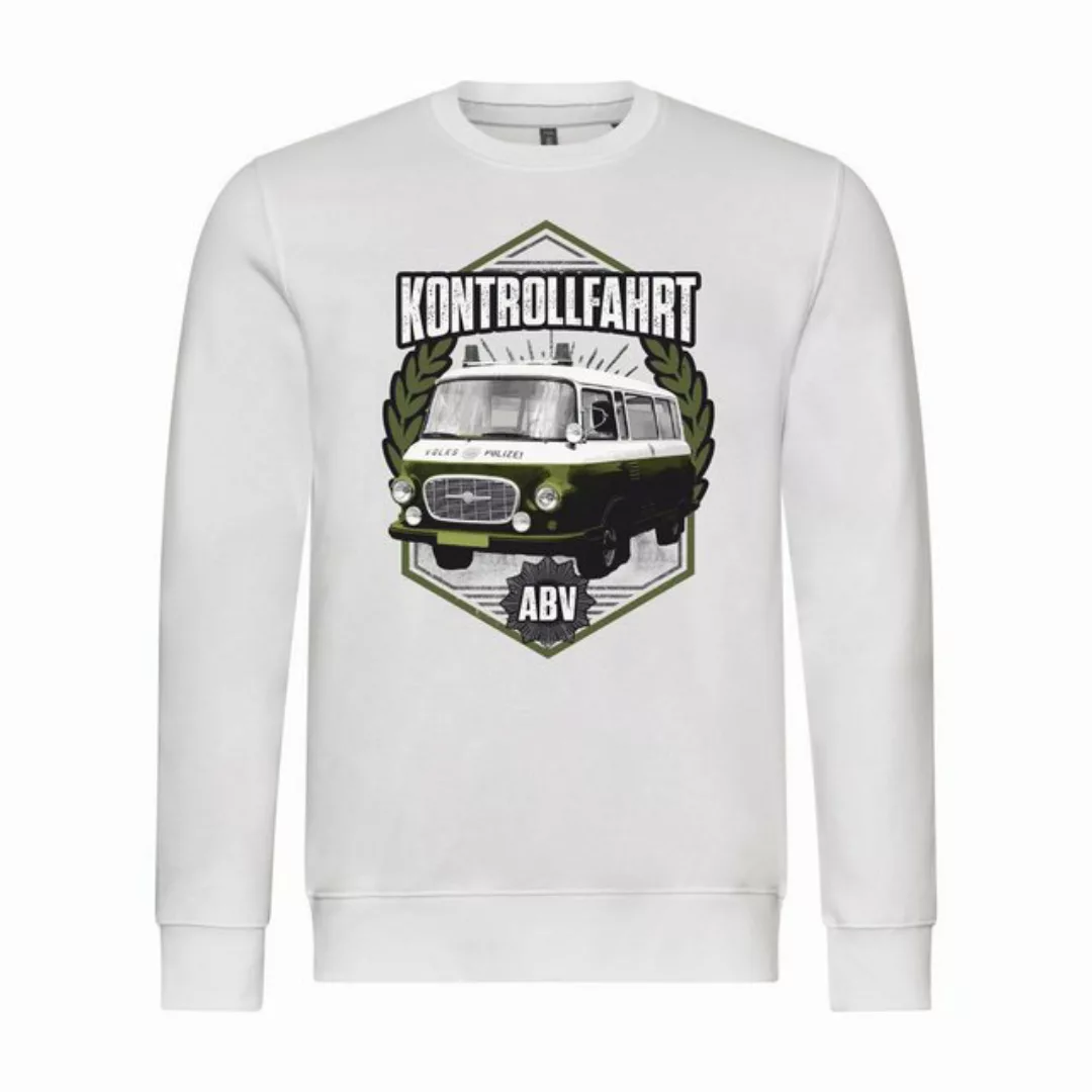 deinshirt Rundhalspullover Herren Pullover Kontrollfahrt Mit Print Motiv, G günstig online kaufen