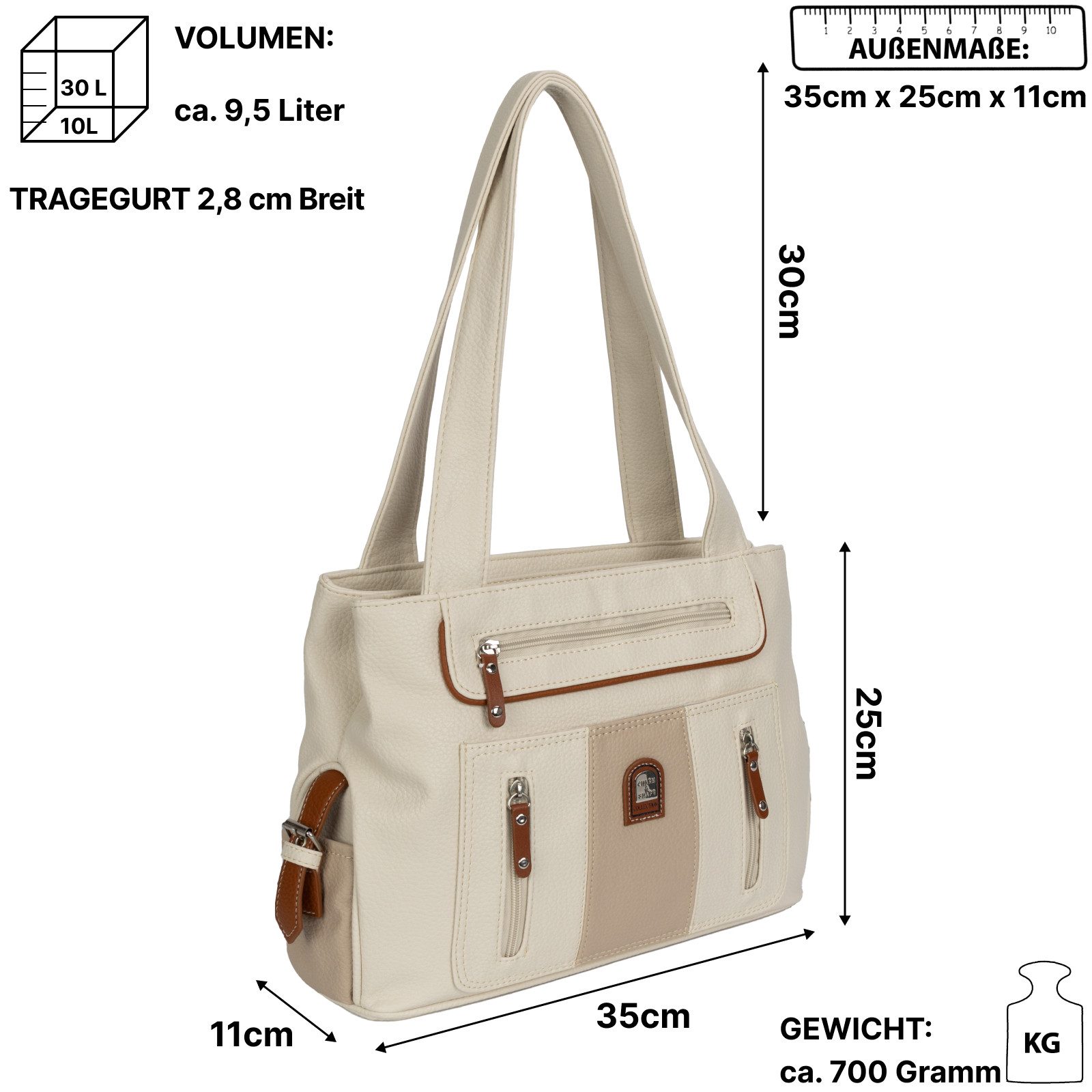 EAAKIE Umhängetasche Damen Tasche Schultertasche Umhängetasche günstig online kaufen