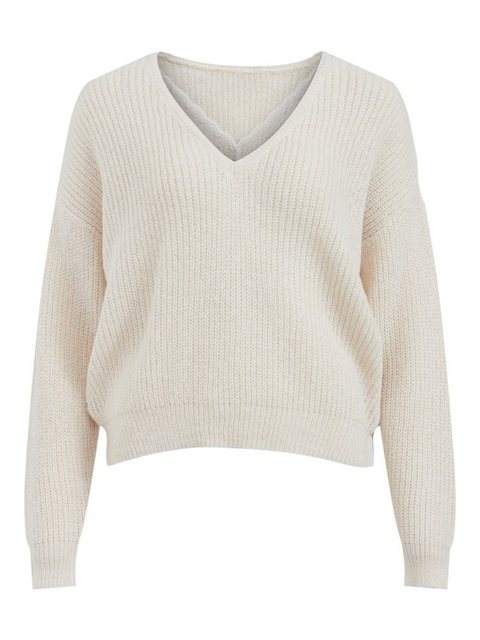 Vila Strickpullover Glacy (1-tlg) Spitze günstig online kaufen