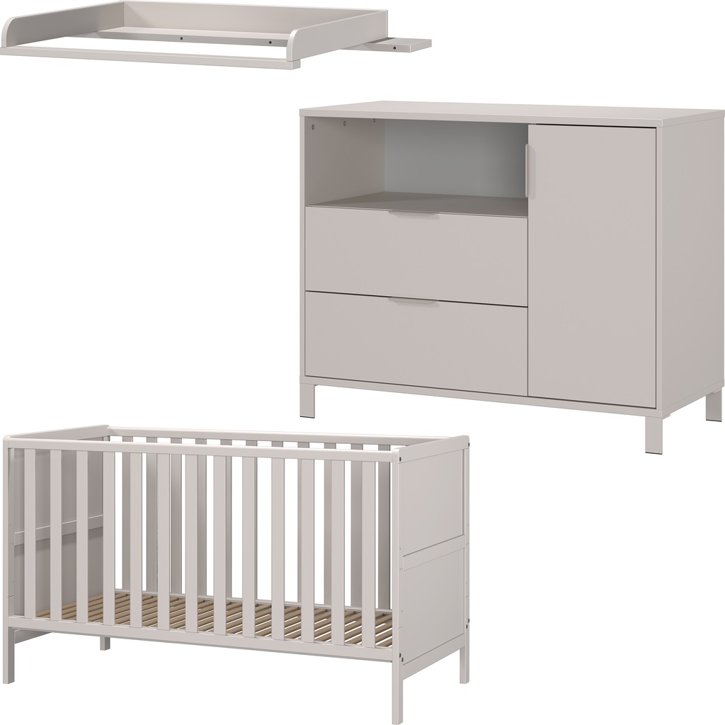GERMANIA Babymöbel-Set "GW-Alkmaar", (3 tlg.), mit mitwachsendem Kinderbett günstig online kaufen