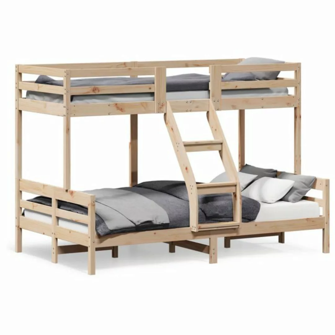 vidaXL Bettgestell Etagenbett 80x200120x200 cm Massivholz Kiefer Bett Bettg günstig online kaufen