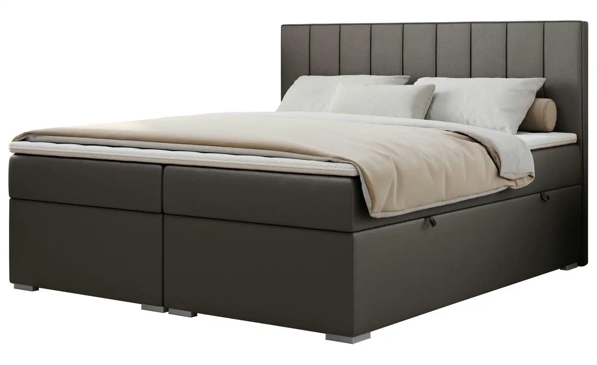 Boxbett mit Bettkasten Ally ¦ grau ¦ Maße (cm): B: 160 H: 118 Betten > Pols günstig online kaufen