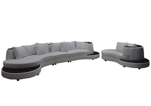 JVmoebel Sofa Luxus weiße Wohnlandschaft Polster Sofa U-Form Neu Modern, Ma günstig online kaufen