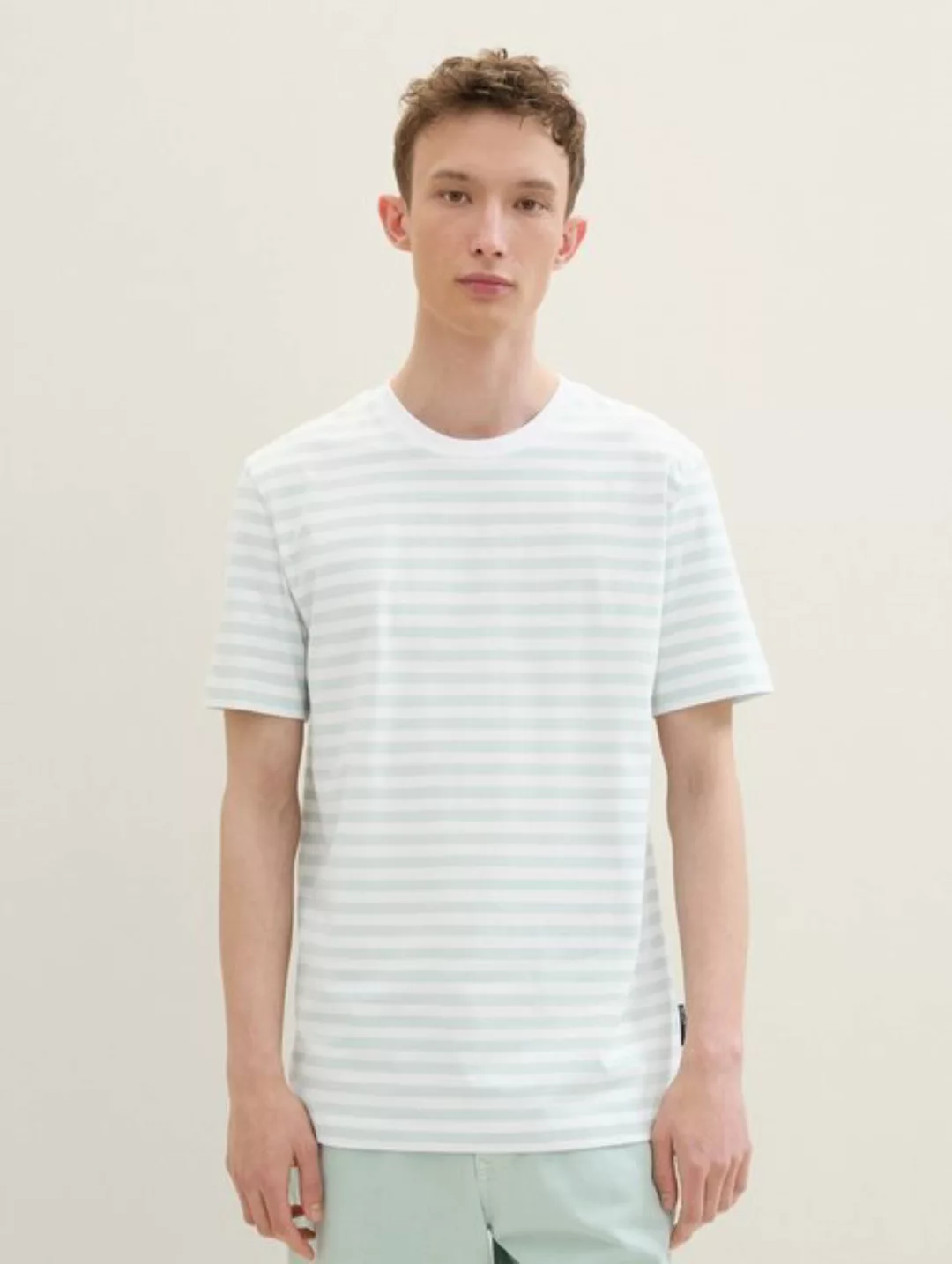TOM TAILOR Denim T-Shirt Gestreiftes T-Shirt günstig online kaufen