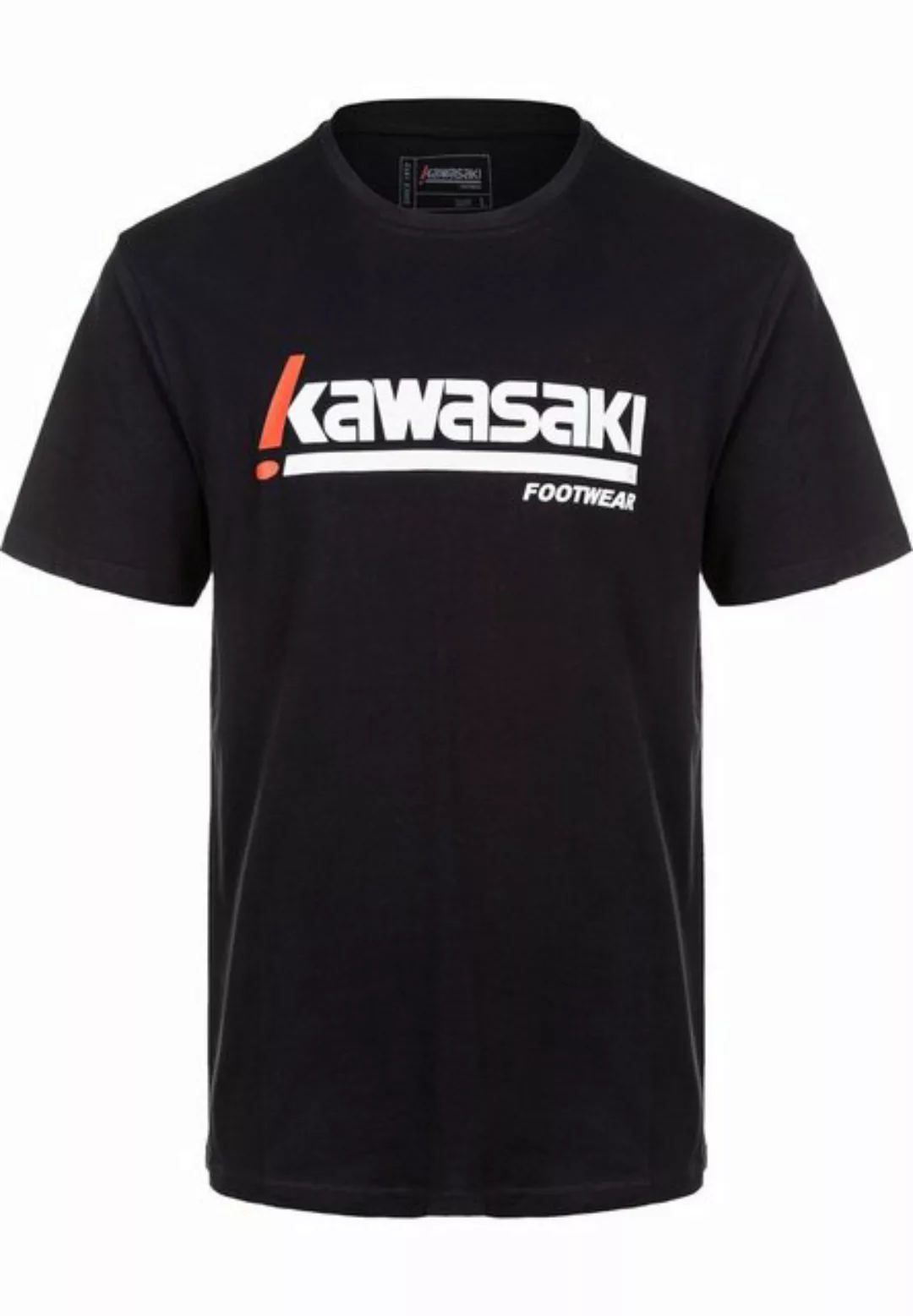 Kawasaki T-Shirt Kabunga mit großem Markenprint günstig online kaufen