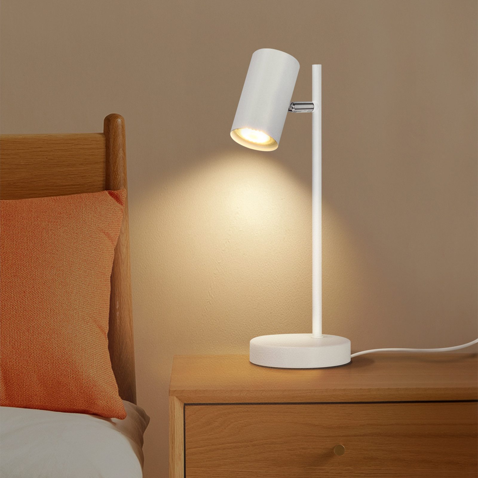 ZMH LED Tischleuchte Wohnzimmer Schwenkbar 350° günstig online kaufen