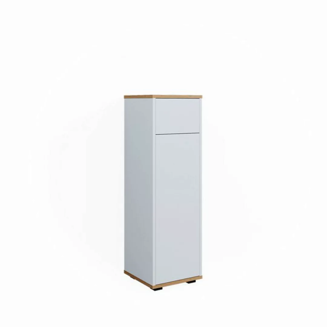 Vicco Midischrank Didi, Weiß/Artisan, 30 x 97 cm mit Schublade günstig online kaufen