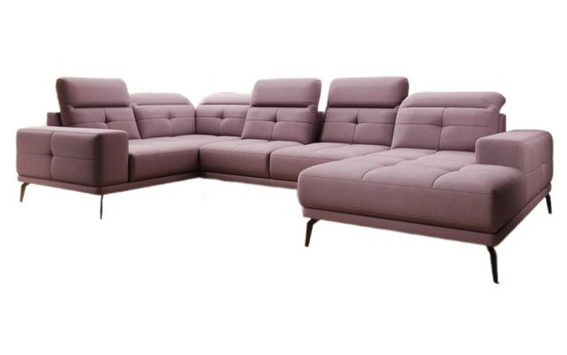 Luxusbetten24 Sofa Designer Sofa Nerio, mit verstellbarer Kopf- und Rückenl günstig online kaufen