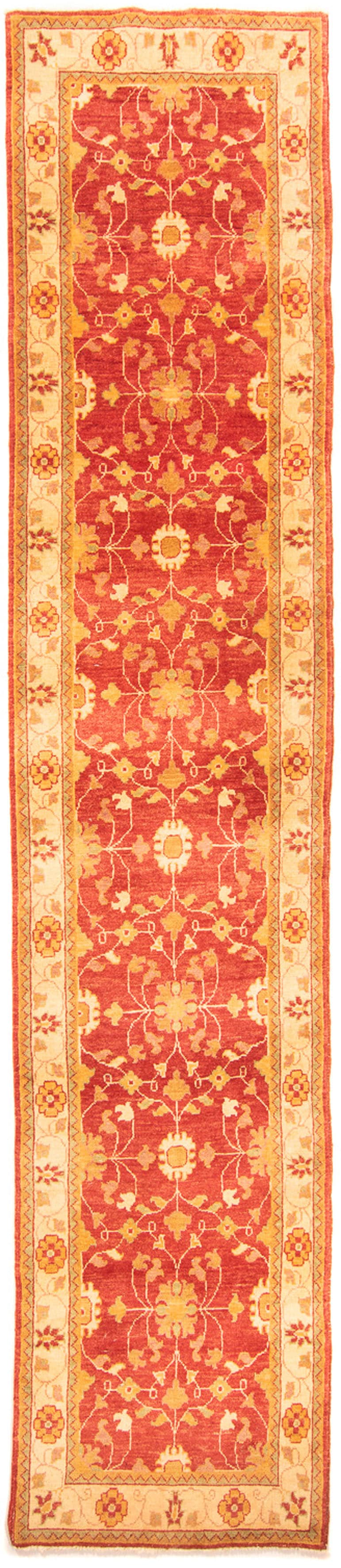 morgenland Orientteppich »Ziegler - 393 x 82 cm - rot«, rechteckig, Wohnzim günstig online kaufen
