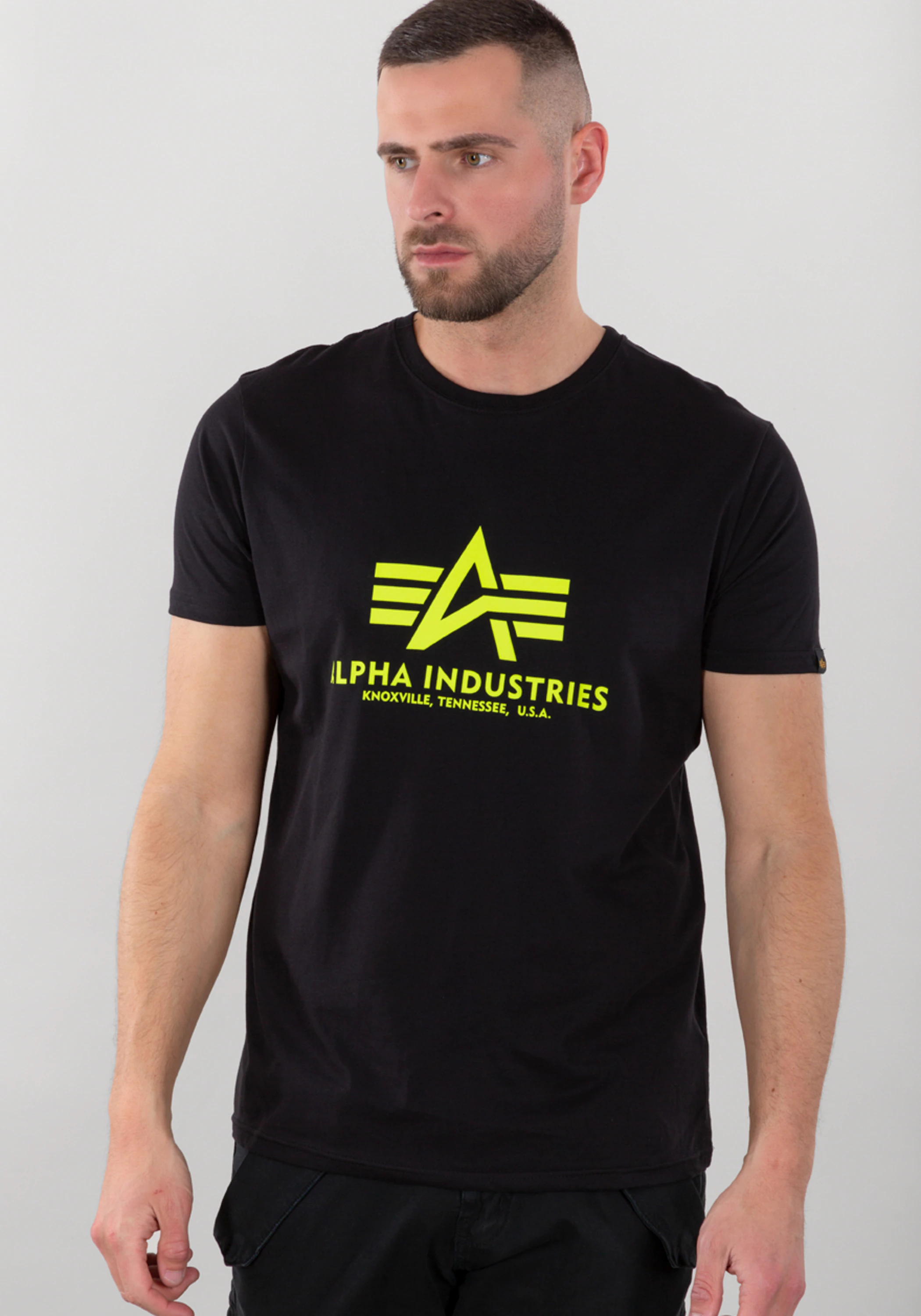 Alpha Industries T-Shirt "Alpha Industries Men - T-Shirts Basic T-Shirt BL günstig online kaufen