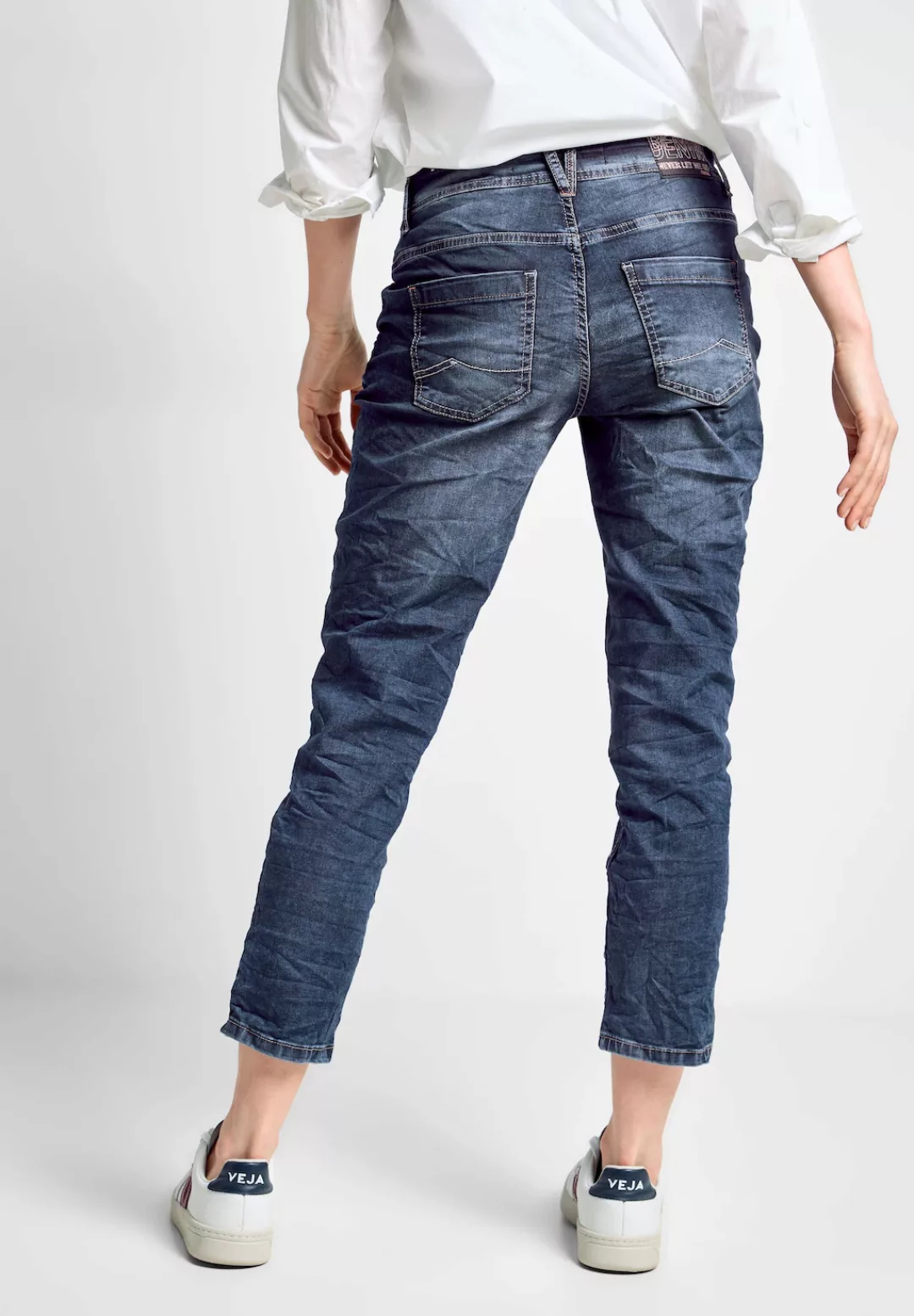 Cecil 5-Pocket-Jeans "Scarlett", mit schmalem Bein und mittelblauer Waschun günstig online kaufen