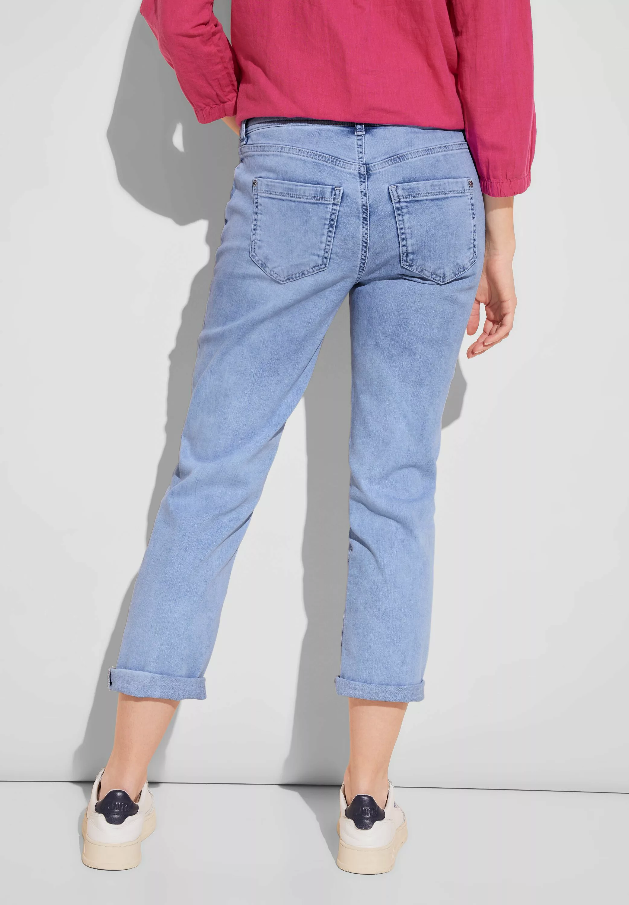 STREET ONE 7/8-Jeans in Bleach-Waschung günstig online kaufen