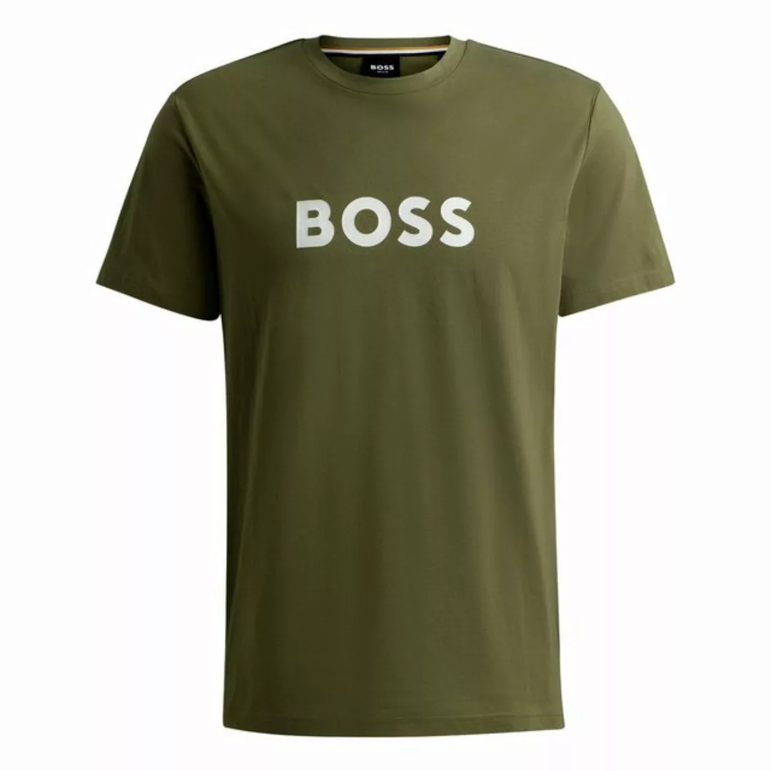 BOSS T-Shirt T-Shirt RN mit großem Markenprint auf der Brust günstig online kaufen