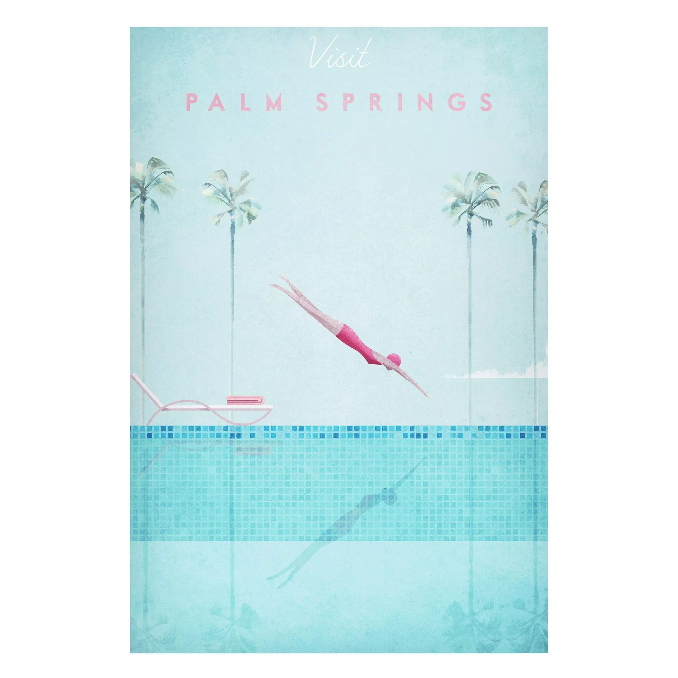 Magnettafel - Hochformat 2:3 Reiseposter - Palm Springs günstig online kaufen