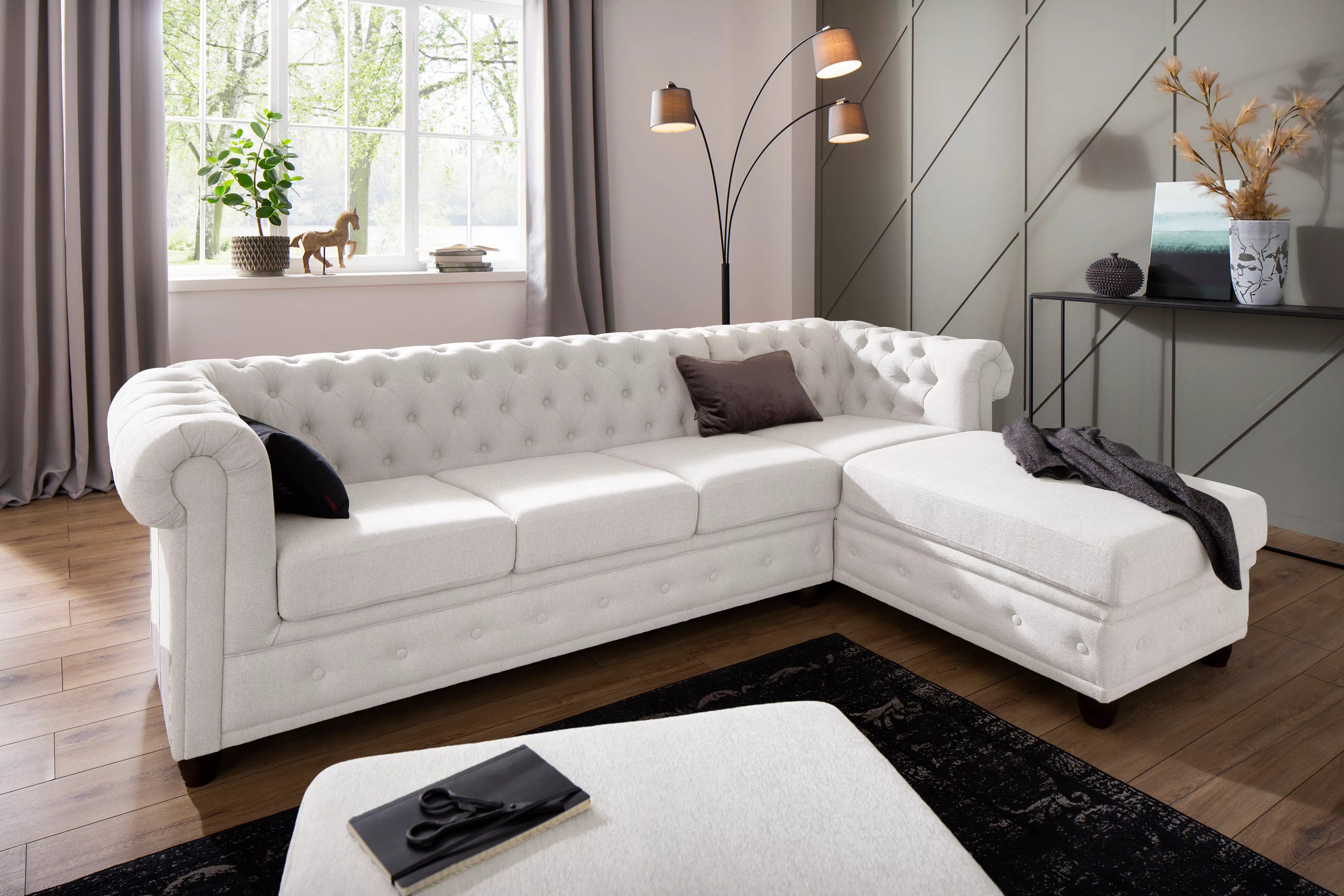 Home affaire Chesterfield-Sofa "New Castle" günstig online kaufen