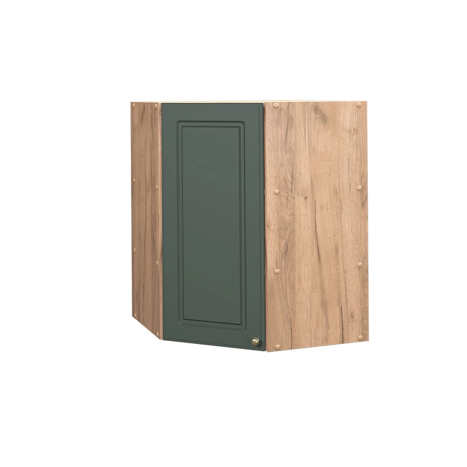 Vicco Eckhängeschrank Fame-Line, Grün-Gold Landhaus/Goldkraft Eiche, günstig online kaufen