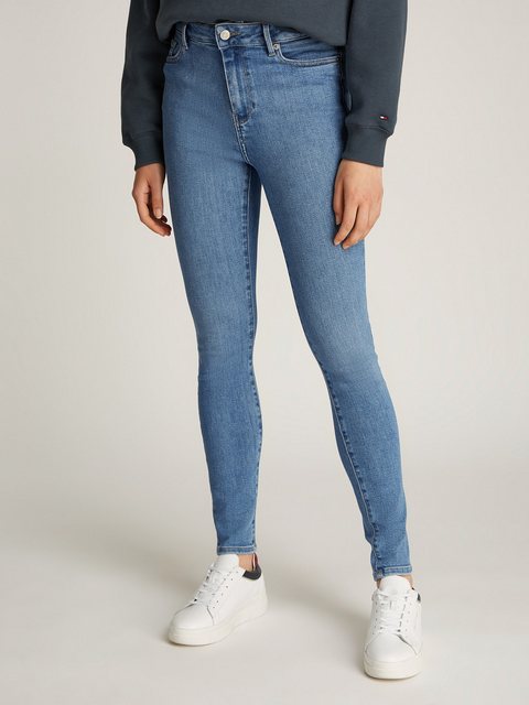 Tommy Hilfiger Skinny-fit-Jeans "Harlem Skinny High Waist", mit Logo-Badge, günstig online kaufen