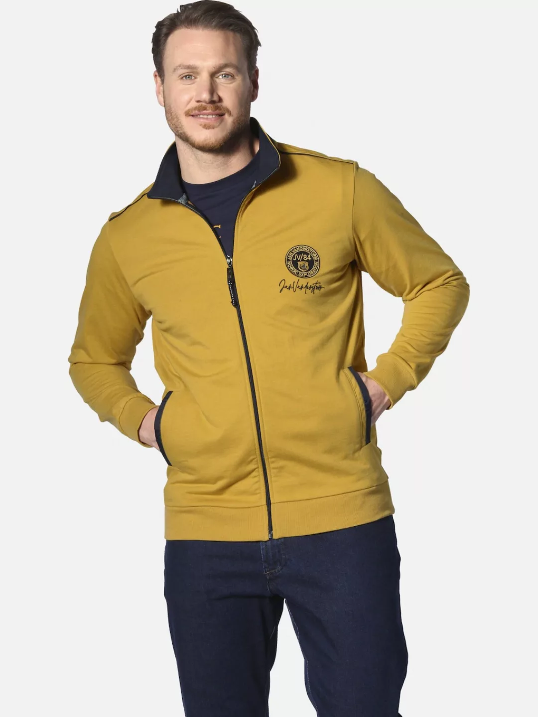 Jan Vanderstorm Sweatjacke "Sweatjacke ANDTARSEN" günstig online kaufen