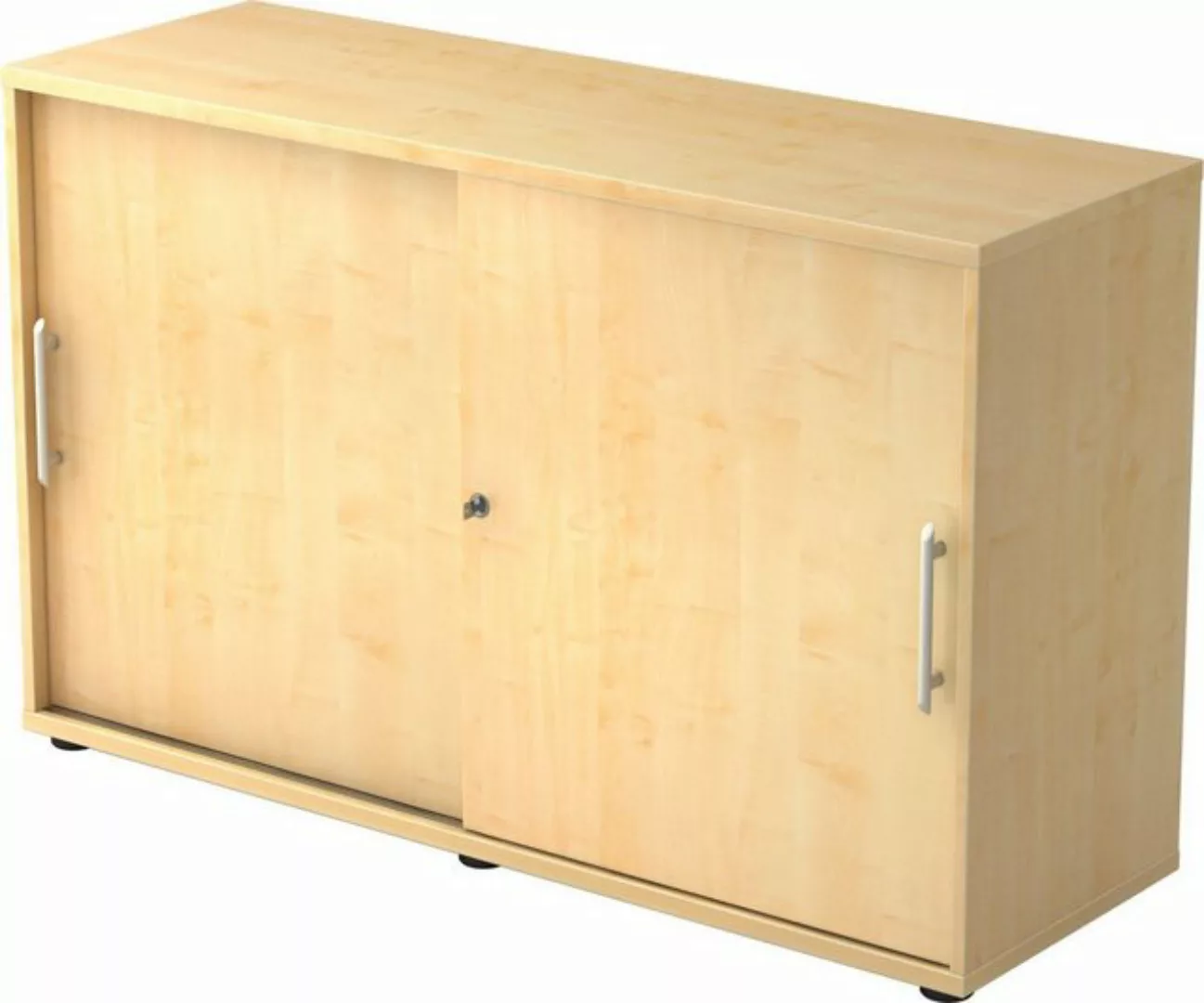 Aktenschrank Schiebetürenschrank 2 Ordnerhöhen BxTxH 1200x400x748mm Relingg günstig online kaufen