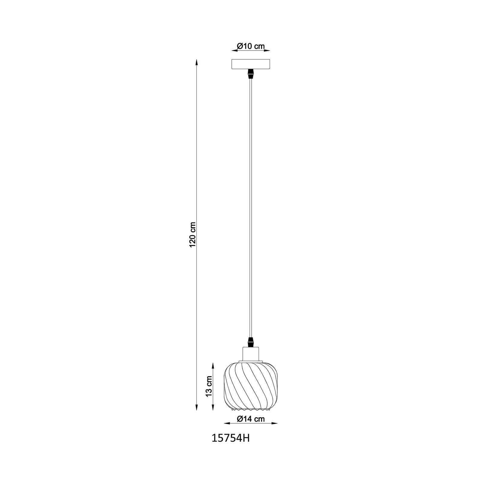 Globo Lighting Pendelleuchte   ¦ schwarz ¦ Maße (cm): B: 14 H: 120  Ø: 14 L günstig online kaufen