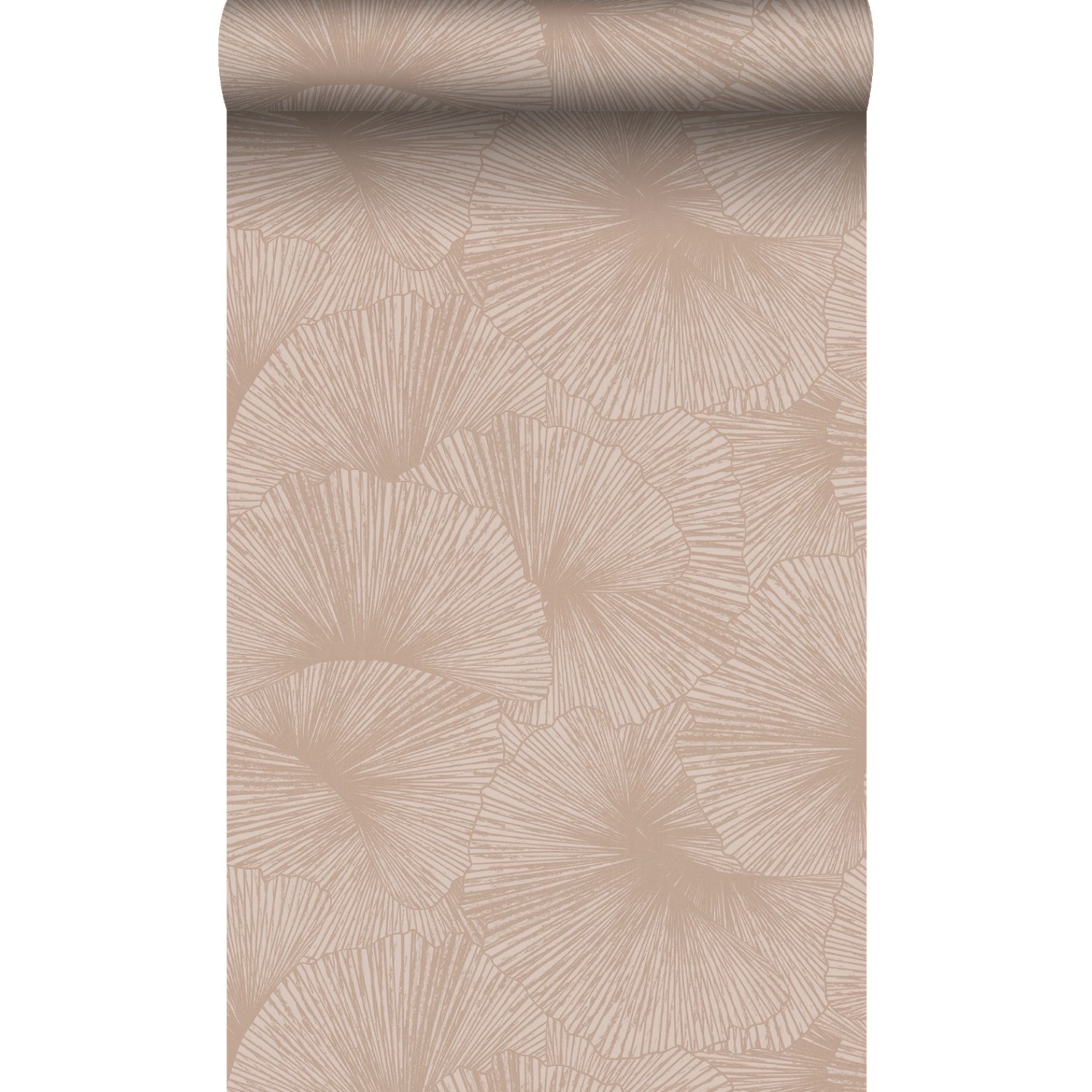 Origin Wallcoverings Tapete 3D Muster Blätter Altrosa 50 X 900 Cm günstig online kaufen