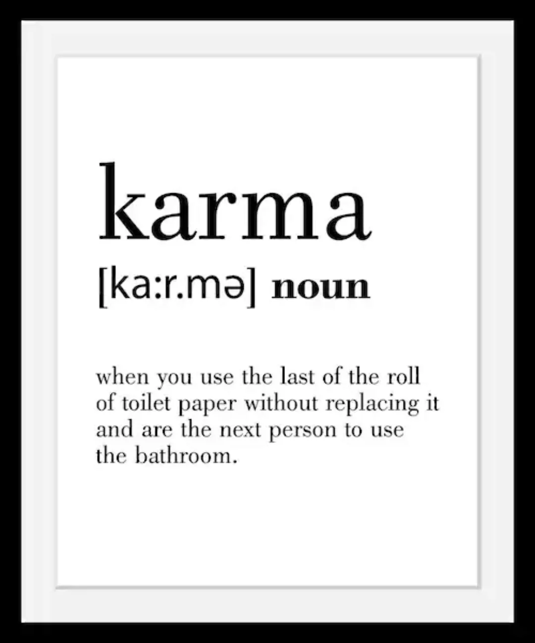 queence Bild "Karma", in 3 Größen, gerahmt günstig online kaufen