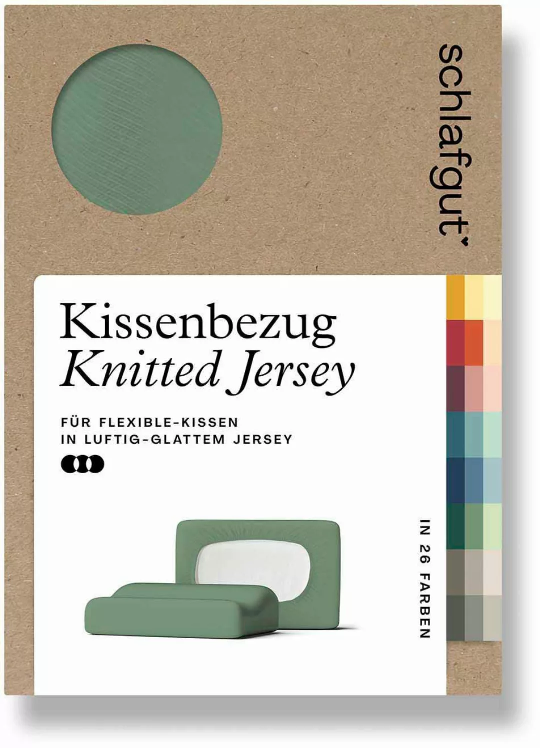 Schlafgut Kissenbezug »Pure flexibler Kissenbezug für Nackenstützkissen«, ( günstig online kaufen