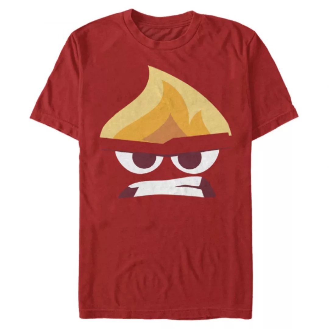 Pixar - Inside Out - Anger Angry Face - Männer T-Shirt günstig online kaufen