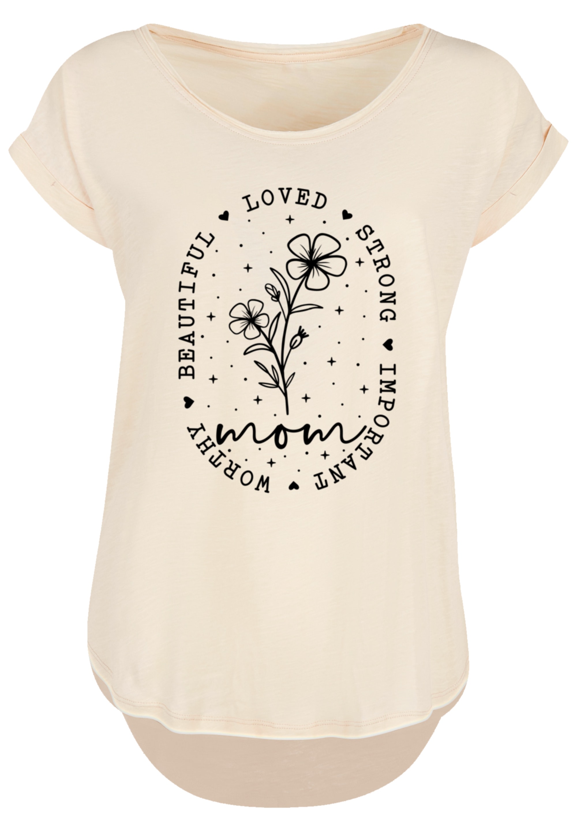 F4NT4STIC T-Shirt "Mothers Day Black Art Print for Mom Best Mom Ever", Prem günstig online kaufen