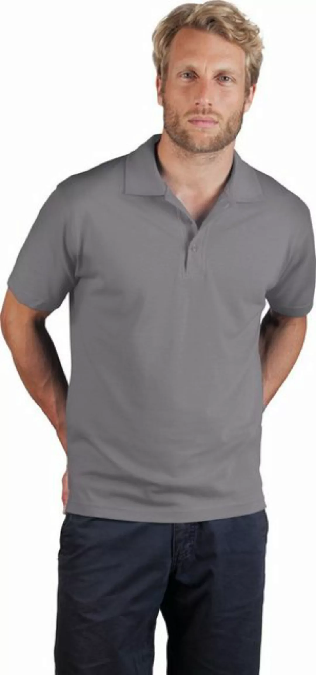 Promodoro Poloshirt Größe M, new light grey günstig online kaufen