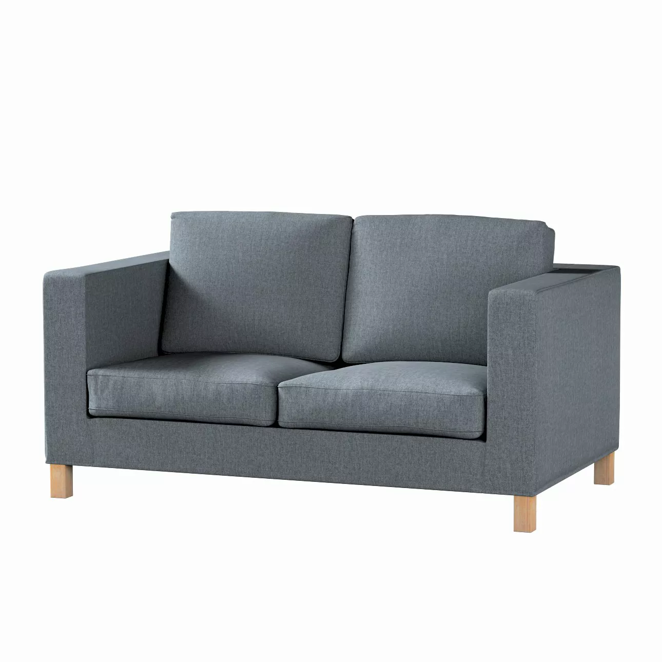Bezug für Karlanda 2-Sitzer Sofa nicht ausklappbar, kurz, grau, 60cm x 30cm günstig online kaufen