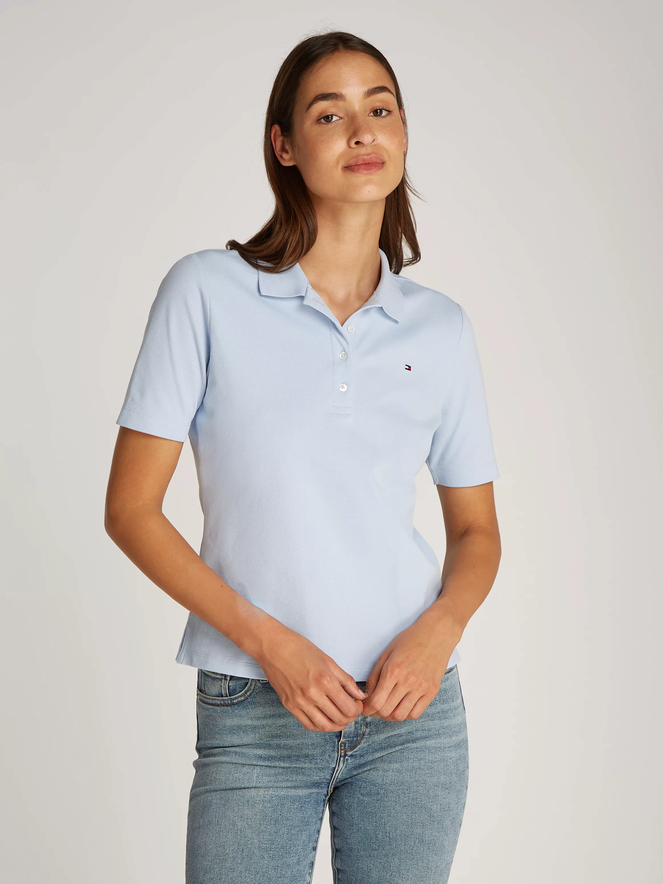 Tommy Hilfiger Poloshirt "1985 Regular Fit Pique Premium Polo", mit Logo-St günstig online kaufen