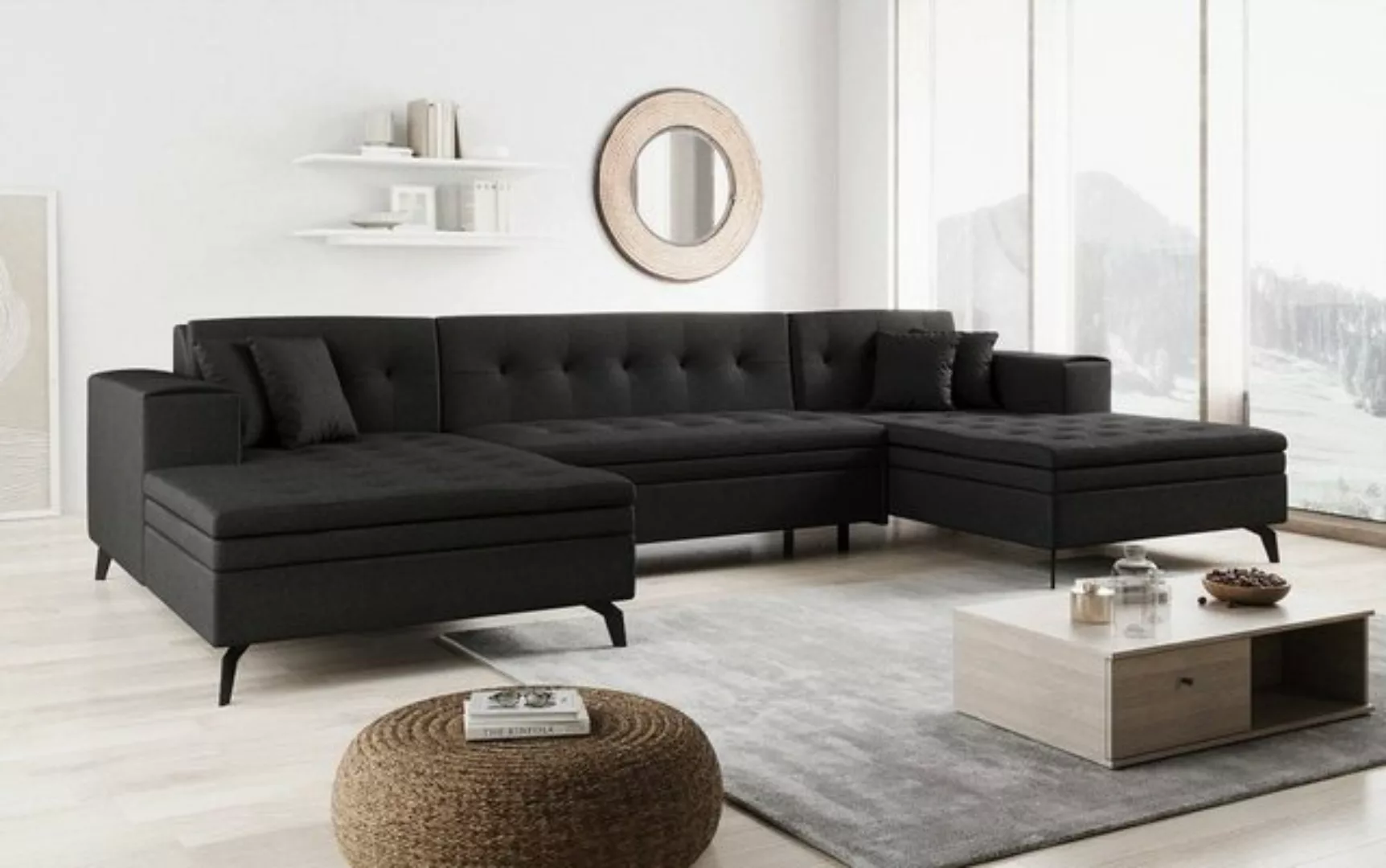 Luxusbetten24 Schlafsofa Designer Sofa Vivana, mit Schlaffunktion günstig online kaufen