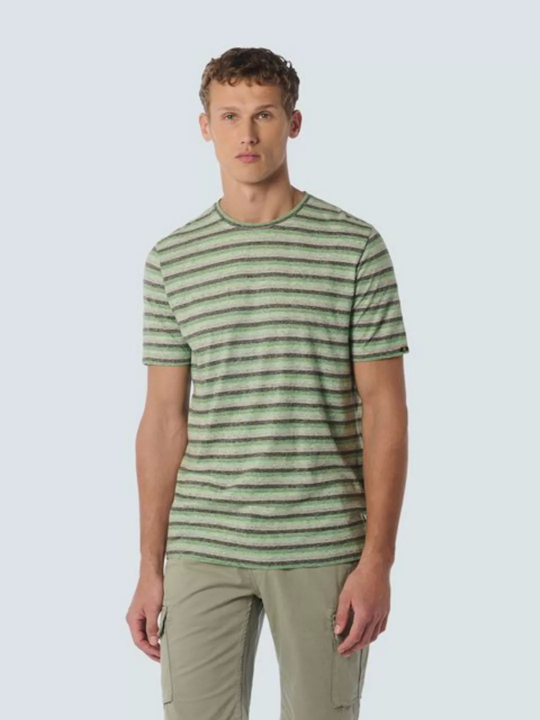NO EXCESS T-Shirt T-Shirt Crewneck Multi Coloured Str günstig online kaufen